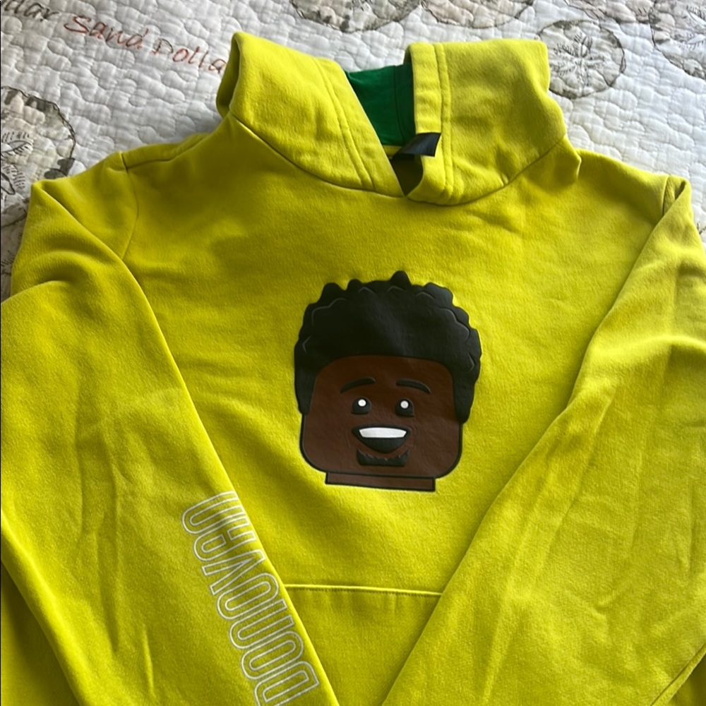 adidas Yellow Sweatshirt with Graphic Design